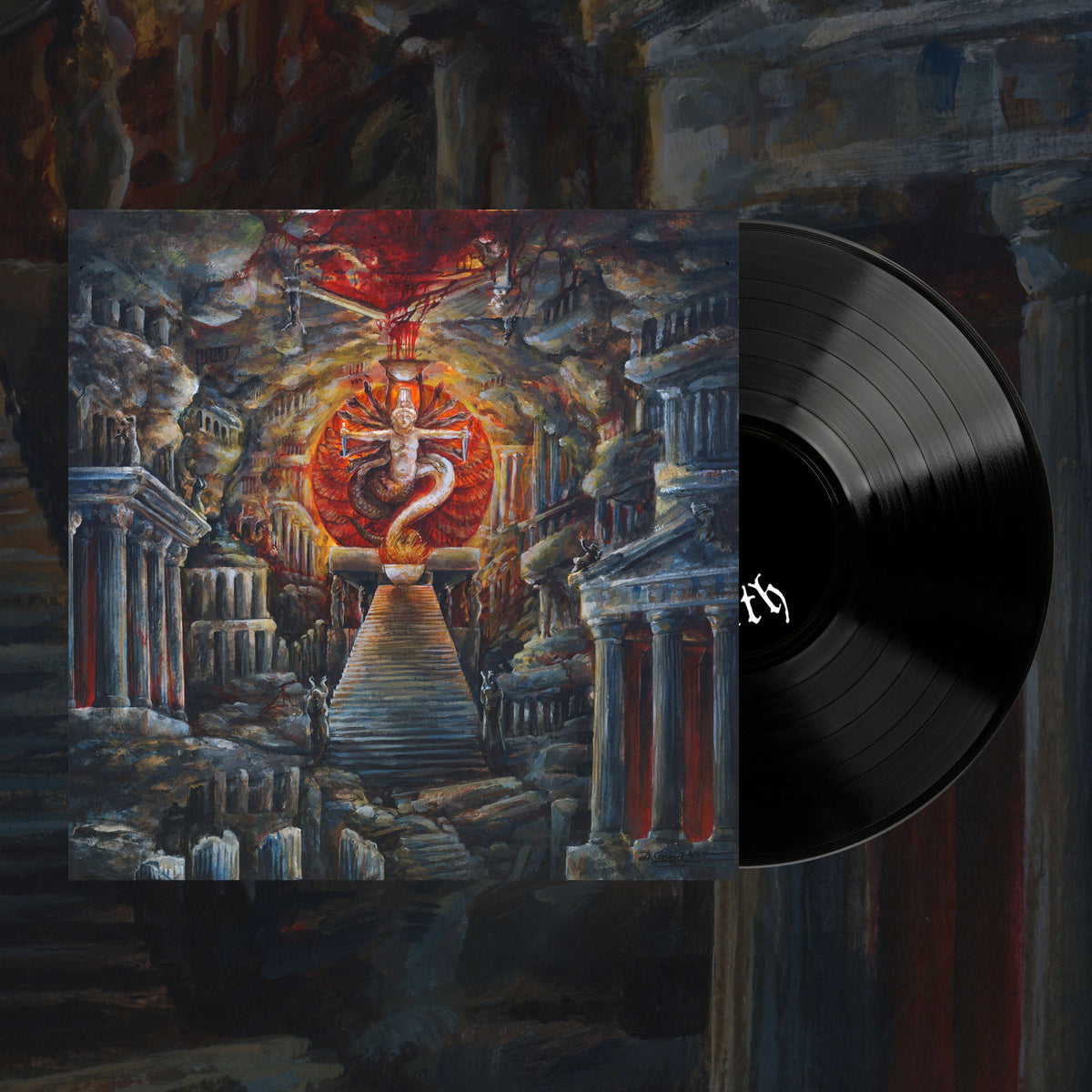 Ensanguinate "Death Saturnalia (with temples below)" Limited Edition 12"